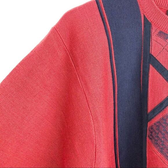 VTG Gabicci Italian Knit Wool Blend Eclectic Grandpa Pullover Sweater Sz Medium - Picture 3 of 16